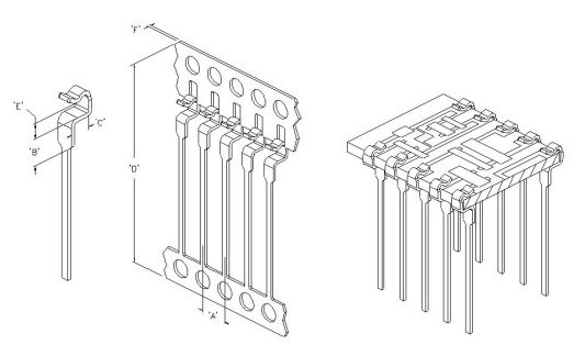 DIL (Dual In Line) Clip Design and Series Numbers