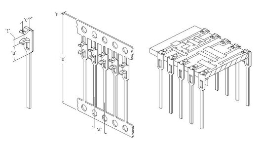 DIL (Dual In Line) Clip Design and Series Numbers
