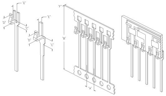 SIL (Single In Line) Clip Design and Series Numbers